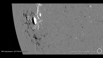 HMI magnetogram (2017-08-01 01:09:38 - 2017-08-04 12:18:38 UTC)