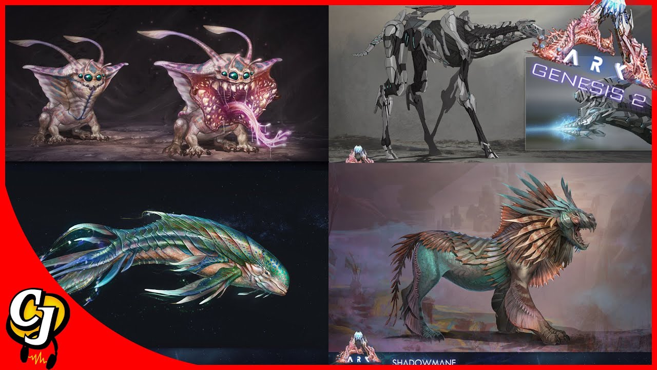 All New Ark Creatures Confirmed For Ark Genesis 2 Ark Genesis 2 Youtube