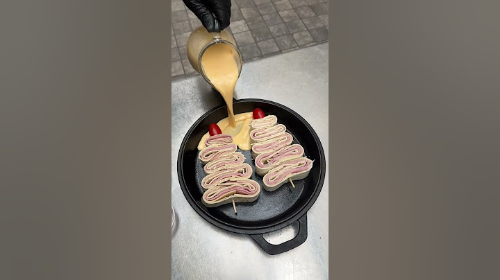 Christmas Tree Ham & Cheese Tortilla Breakfast #Shorts