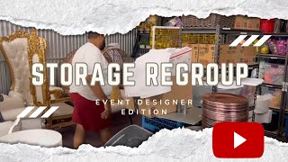 Cleaning, Organizing & Regrouping my Event Storage | Timelapse | EOE Designs