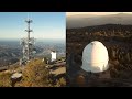 Palomar mountain tour  observatory  aerial views  4k