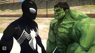 Spiderman vs Hulk Symbiote Spider-Man