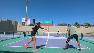 Jill Braverman/Isiah Titus vs Joe Baumann/Daniel Miller (Exhibition) 2024 Jill Braverman Camp