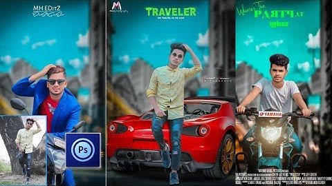 Photoshop Touch Mobile Photo Editing Tutorial | Background Change Photo Manipulation | Tapash Editz