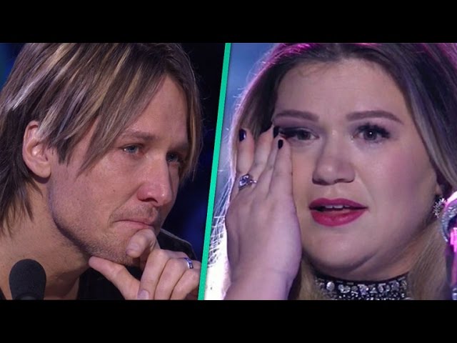 'American Idol': Watch Keith Urban Sob During Kelly Clarkson's Heartbreaking Performance