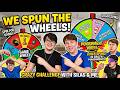 We spun the wheel! Crazy gaming challenge! Things get sticky and messy! #fyp #crazy  #challenge #yes