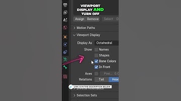 How to change the shape of armature bones in blender #tutorial #blender #shorts #animation