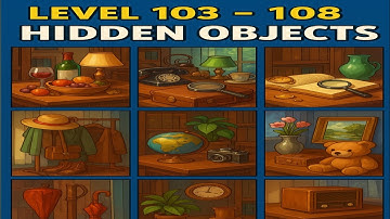 Hidden Objects | Miossan 16 | Level 103 to 108 Walkthrough | Find All Objects