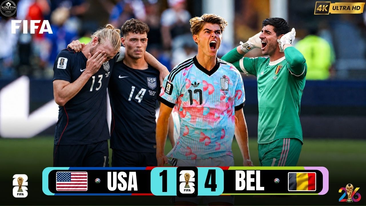 USA versus Belgium World Cup highlights