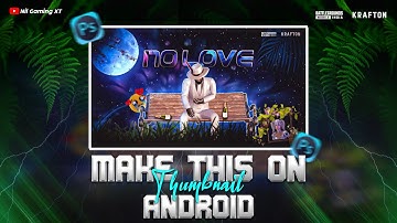 How to make this Pubg montage 3d thumbnail On Android | Pubg 3d Thumbnail Tutorial | Nil Gaming XT