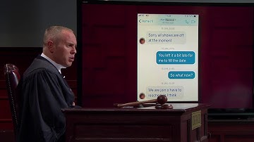 Man Finds His Own Texts Hilarious | Judge Rinder