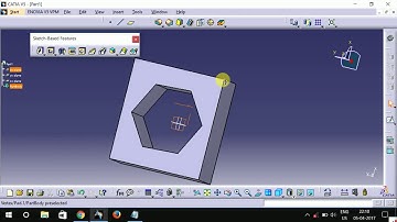 pad  & pocket command in #catia