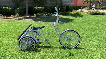 Lowrider tricycle made by vulture line company
