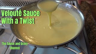 Silky Smooth Velouté Sauce- Homemade Rich And Creamy Chicken-Based Velouté Sauce -Blond Sauce