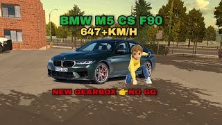 car parking multiplayer gearbox settings for bmw m5 cs f90 647kph top speed