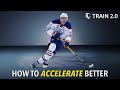 How to accelerate fast for hockey players