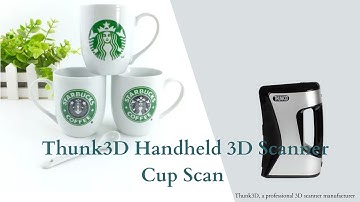 Thunk3D Archer S Handheld 3D Scanner, Cup Demo