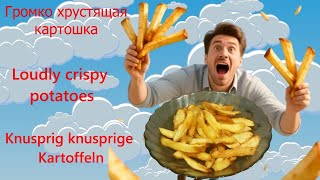 Хрустящая жареная картошка на сковороде .С золотистой и аппетитной корочкой пошаговый рецепт.