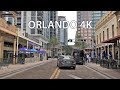 Orlando 4K - Skyscraper District - Driving Downtown