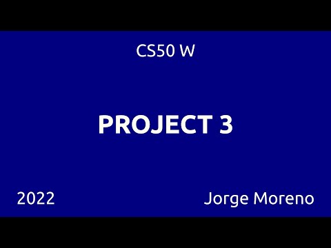 CS50-W Project 3