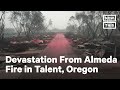 Drone footage shows impact of wildfires in oregon  nowthis