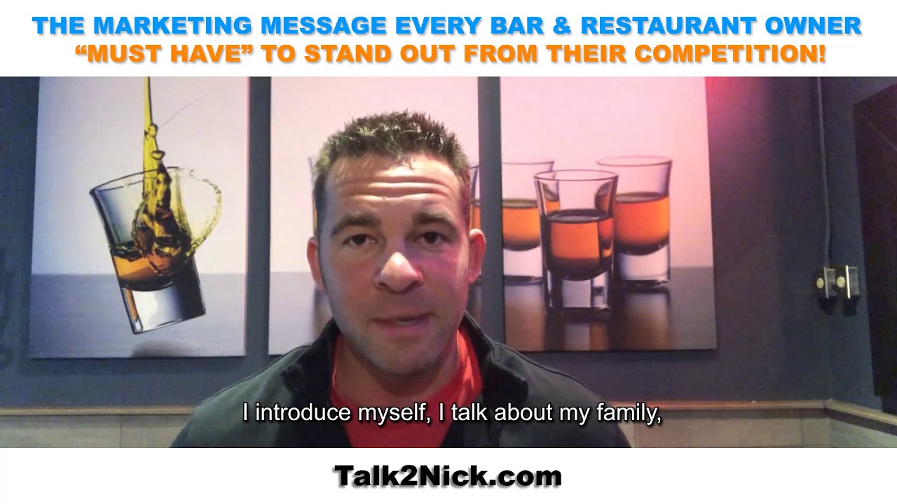 Bar Marketing: The ONE Message That Must Be Used Consistently In Online Marketing