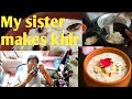 My sister makes khir its delicious vlog daily vlogs  sai creator  vlog