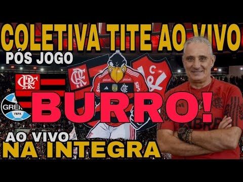 AO VIVO! Confira a entrevista coletiva de Tite após derrota do Flamengo no  Brasileirão