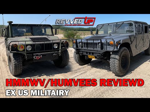 2x HMMWV / HUMVEE Militairy Spec - Rijden en Interview - Revved Up