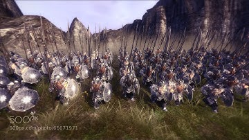 Third Age Total War: Divide and Conquer Custom Battles #1 Dwarves vs Goblins