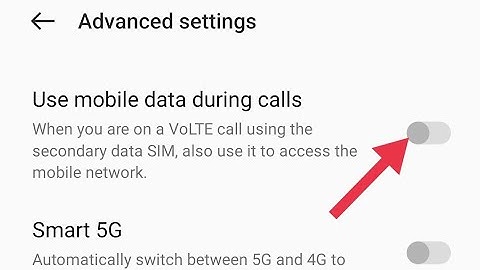OnePlus 10T SE call setting, How to off mobile Data During Call   in OnePlus 10T