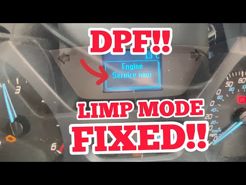 Ford Transit DPF LIMP MODE FIXED!! P246C P2463 P24A4 P244B Particulate Filter Restriction