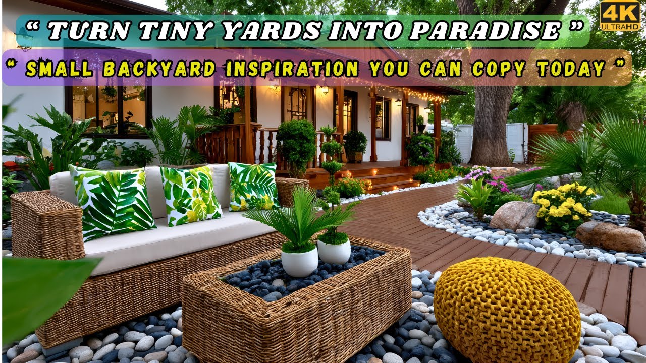 Small Backyard Ideas 2025: Create a COZY Outdoor Paradise in Your Tiny Space!