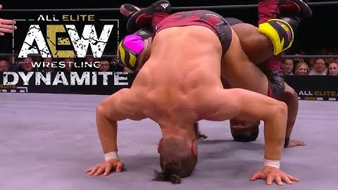 Upside Down Brawling Bryan Danielson Lee Moriarty AEW Dynamite 2 16 22