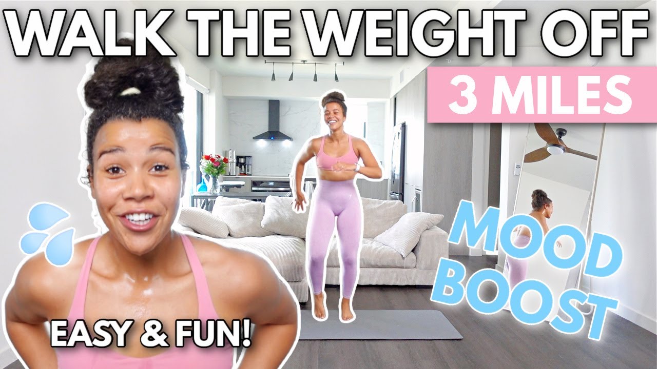 FAST 3 Mile Dance Party (Most Fun and Easy Workout) growwithjo