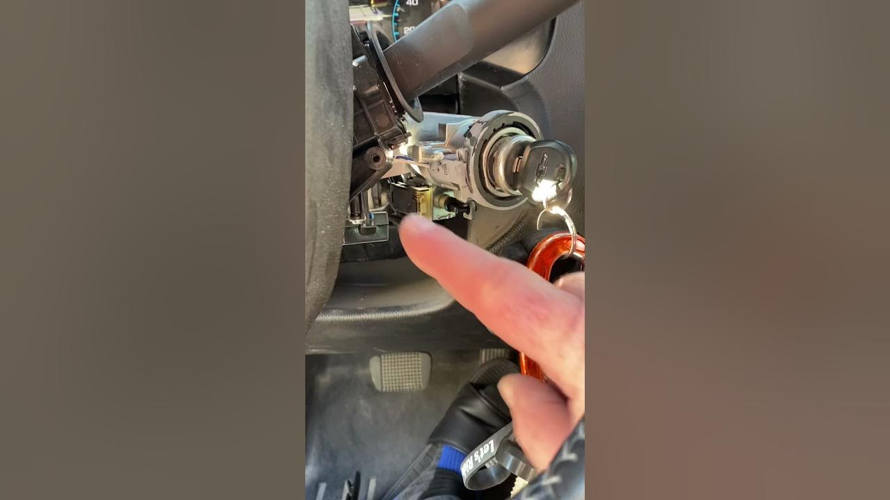 Chevy key stuck in ignition fix! - YouTube