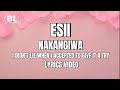 Esii - Nakangiwa (My Lyrics 2022) I didn