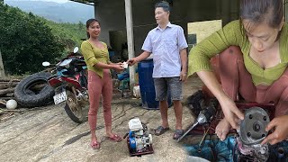 Genius Girl  - Restore and fix a Water Pump that won't start - The Detail Geek || Mechanical girl