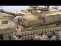 Installing Advanced Reactive Armor Plates on the Massive M1 Abrams Tank