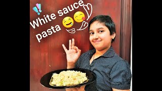 White sauce pasta recipe I  Creamy white sauce chicken pasta by Avani