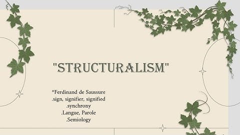 Ferdinand de saussuresign, signifier, signified, langue and Parol