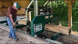 Sawmill time trial...how long does it take to turn a round log into boards you can use?? by B & B Farms Maple 674 views 10 days ago 16 minutes