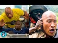 Dwayne the rock johnson and kevin hart  funniest bloopers