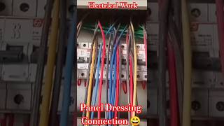 Panel Wire Connections 😀 #shorts #mcb #electrical #wiring #wire #cable