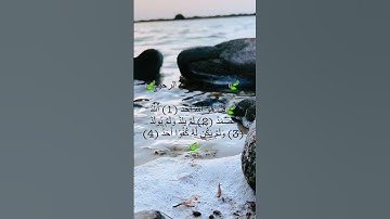 🍃سورة الإخلاص بصوت الشيخ سعود الشريم🍃