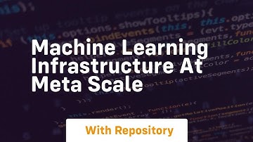 Machine learning infrastructure at meta scale