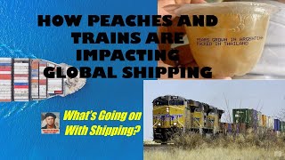 How Peaches (or Pears) and Trains Are Impacting Global Shipping | What's Going on With Shipping?