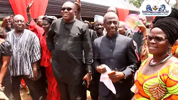 Asiedu Nketia, Ofosu Ampofo dance to Bobolebobo at Kwabena Adjei's One Week Celebration