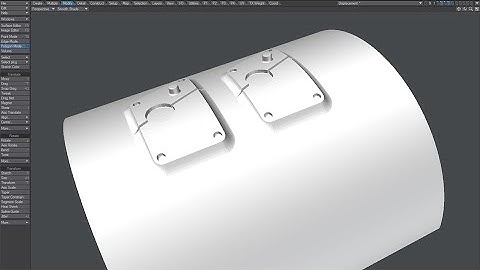 LightWave Model - Mechanical Panels #2