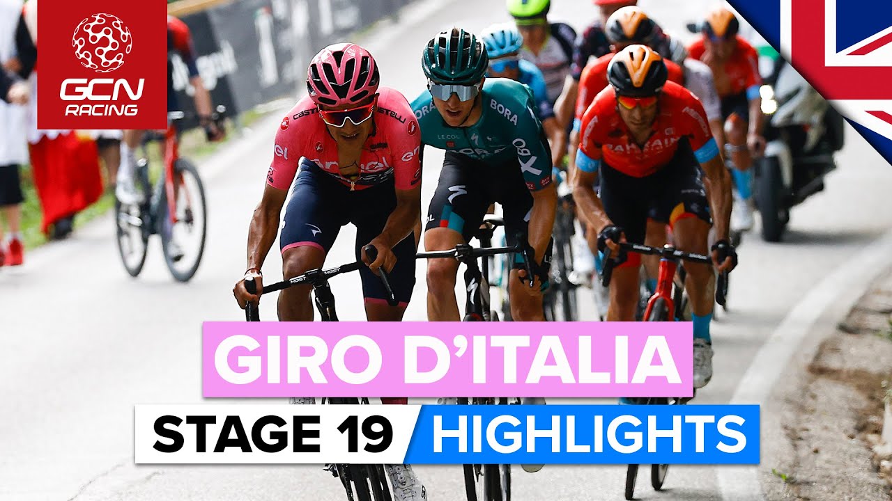 Breakaway Delight and Late Attacks Giro DItalia 2022 Stage 19 Highlights